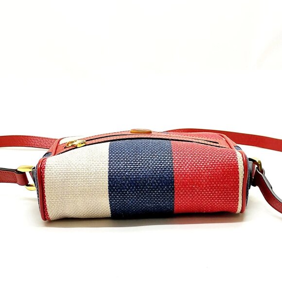 Gucci Crossbody bag Red Canvas 650-060225 - Picture 5 of 13